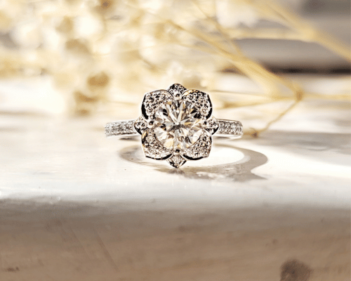 vintage style engagement rings