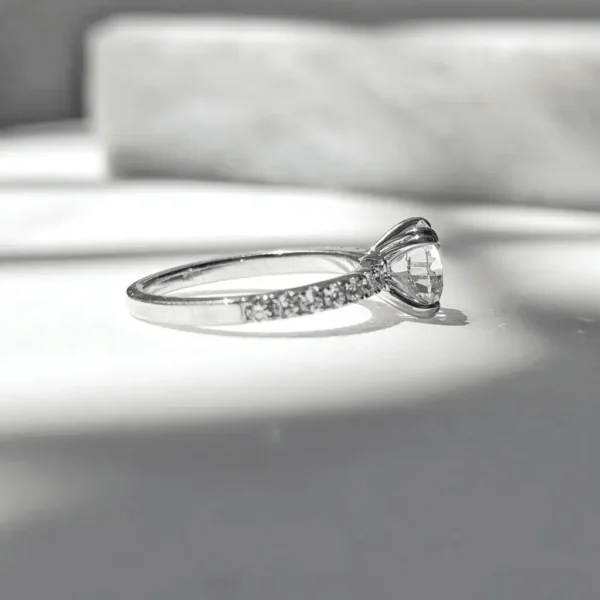 heart shaped double prong
