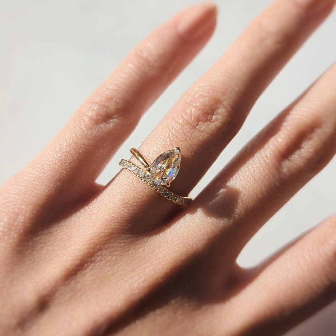 Creative Custom Made Engagement Ring