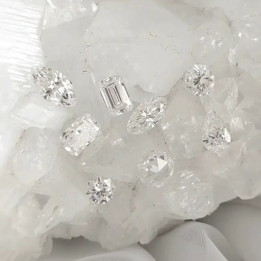 marquise diamond, emerald cut diamond, radiant cut diamond, custom cut diamond, natural diamond, lab grown diamond